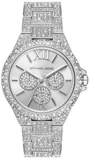 Michael Kors Camille Multifunction Crystals Silver Dial Silver Steel Strap Watch for Women - MK6957 Authentic Buy Shop Now