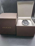 Gucci G Timeless Black Dial Silver Steel Strap Watch For Men - YA126249 Authentic Buy Shop Now