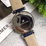 Swarovski Era Journey Blue Dial Blue Leather Strap Watch for Women - 5479239 Authentic Buy Shop Now