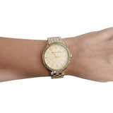 Michael Kors Argyle Glitz Rose Gold Dial Rose Gold Steel Strap Watch For Women - MK3120 Authentic Buy Shop Now