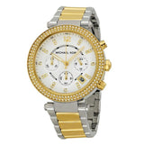 Michael Kors Parker White Dial Two Tone Steel Strap Watch for Women - MK5626 Authentic Buy Shop Now