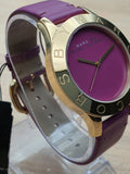 Marc Jacobs Purple Dial Purple Leather Strap Watch for Women - MBM1209 Authentic Buy Shop Now