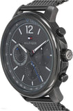 Tommy Hilfiger London Chronograph Grey Dial Grey Mesh Bracelet Watch for Men - 1791530 Authentic Buy Shop Now