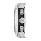 Burberry Utilitarian Chronograph Black Dial Silver Steel Strap Watch For Men - BU9800 Authentic Buy Shop Now