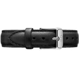 Daniel Wellington Classic Petite Sheffield Black Dial Black Leather Strap Watch For Women - DW00100236 Authentic Buy Shop Now