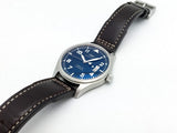 IWC Pilots Watch Mark XVII Edition Le Petit Prince Blue Dial Brown Leather Strap Watch for Men - IW326506 Authentic Buy Shop Now