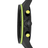 Marc Jacobs Rock Chronograph Black Dial Black Steel Strap Watch for Men - MBM5026 Authentic Buy Shop Now