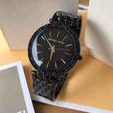 Michael Kors Darci Black Dial Black Steel Strap Watch for Women - MK3337 Authentic Buy Shop Now