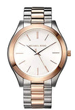 Michael Kors Slim Runway White Dial Two Tone Watch for Women - MK3204B Authentic Buy Shop Now