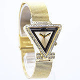 Guess Fame Diamonds Gold Dial Gold Mesh Bracelet Watch for Women - GW0508L2 Authentic Buy Shop Now
