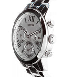 Guess Mini Sunrise Silver Dial Silver Steel Strap Watch For Women - W0448L1 Authentic Buy Shop Now