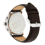 Tommy Hilfiger Keagan Chronograph Blue Dial Brown Leather Strap Watch for Men - 1791290 Authentic Buy Shop Now