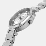Guess Night Life Clear Silver Dial Silver Steel Strap Watch for Women - GW0470L1 Authentic Buy Shop Now