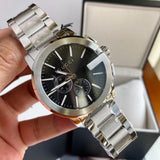 Gucci G Chrono Black Dial Silver Steel Strap Watch For Men - YA101204 Authentic Buy Shop Now