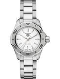 Tag Heuer Aquaracer Professional 200 Quartz White Dial Silver Steel Strap Watch for Women - WBP1411.BA0622 Authentic Buy Shop Now