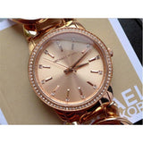 Michael Kors Nini Quartz Crystals Rose Gold Dial Rose Go Watch For Women - MK3236 Authentic Buy Shop Now