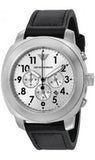 Emporio Armani Sportivo Chronograph Silver Dial Black Leather Strap Watch For Men - AR6054 Authentic Buy Shop Now