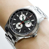 Gucci G-Timeless Chronograph Black Dial Silver Steel Strap Watch For Men - YA126267 Authentic Buy Shop Now