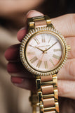 Michael Kors Taryn Rose Gold Dial Two Tone Steel Strap Watch For Women - MK6564 Authentic Buy Shop Now