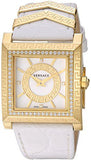 Versace DV25 Diamonds White Dial White Leather Strap Watch For Women - VQF060015 Authentic Buy Shop Now