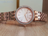 Michael Kors Darci Rose Gold Dial Rose Gold Steel Strap Watch for Women - MK3431 Authentic Buy Shop Now