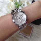 Michael Kors Runway Silver Dial Silver Steel Strap Watch for Women - MK5428 Authentic Buy Shop Now
