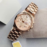 Michael Kors Paris Limited Edition Rose Gold Dial Steel Strap Watch for Women - MK5716 Authentic Buy Shop Now