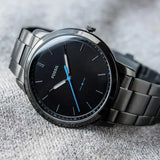 Fossil The Minimalist Black Dial Black Steel Strap Watch for Men - FS5308 Authentic Buy Shop Now