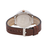 Tommy Hilfiger Spencer Blue Dial Brown Leather Strap Watch for Men - 1791642 Authentic Buy Shop Now