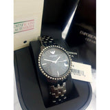 Emporio Armani Ceramica Crystals Black Dial Black Ceramic Strap Watch For Women - AR1478 Authentic Buy Shop Now