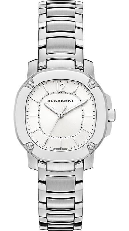 Burberry The Britain Silver Dial Silver Steel Strap Watch for Women - BBY1703 Authentic Buy Shop Now