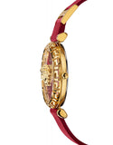 Versace Palazzo Empire Greca Red Dial Red Leather Strap Watch for Women - VEDV00319 Authentic Buy Shop Now
