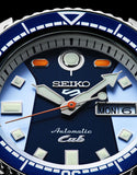Seiko 5 Sports Honda Super Cub Limited Edition Blue Dial Two Tone NATO Strap Watch For Men - SRPK37K1 Authentic Buy Shop Now