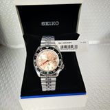 Seiko 5 Sports GMT Thong Sia Limited Edition Brown Dial Silver Steel Strap Watch for Men - SSK043K1 Authentic Buy Shop Now