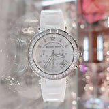 Michael Kors Parker White Dial White Ceramic Strap Watch for Women - MK5654 Authentic Buy Shop Now