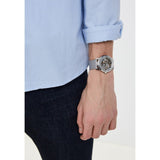 Guess Gadget Silver Dial Silver Mesh Bracelet Watch for Men - GW0538G1 Authentic Buy Shop Now