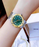 Versace Greca Green Dial Silver Steel Strap Watch for Women - VEVH00720 Authentic Buy Shop Now