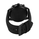 Emporio Armani Mario Chronograph Quartz Black Dial Black Nylon Strap Watch For Men - AR11453 Authentic Buy Shop Now