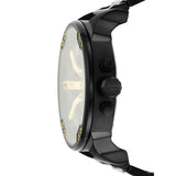 Diesel Mr. Daddy 2.0 Chronograph Black Dial Black Steel Strap Watch For Men - DZ7435 Authentic Buy Shop Now