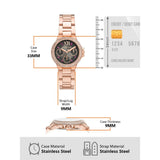 Michael Kors Camille Chronograph Grey Dial Rose Gold Steel Strap Watch For Women - MK6983 Authentic Buy Shop Now