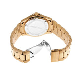 Michael Kors Everest Three-Hand Black Dial Gold Steel Strap Watch For Men - MK9078 Authentic Buy Shop Now
