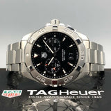Tag Heuer Aquaracer Quartz Black Dial Silver Steel Strap Watch for Men - WAY111Z.BA0928 Authentic Buy Shop Now