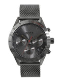 Hugo Boss Talent Gunmetal Dial Grey Mesh Bracelet Watch for Men - 1513637 Authentic Buy Shop Now