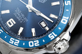 Tag Heuer Formula 1 Bucherer Blue Edition Blue Dial Silver Steel Strap Watch for Men - WAZ2015.BA0842 Authentic Buy Shop Now