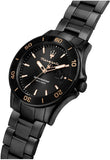 Maserati Competizione Black Dial Black Steel Strap Watch For Men - R8853100035 Authentic Buy Shop Now