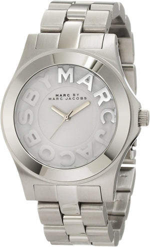 Marc Jacobs Rivera Silver Dial Silver Steel Strap Watch for Women - MBM3133 Authentic Buy Shop Now