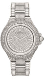 Michael Kors Camille Crystal Pave Dial Silver Steel Strap Watch for Women - MK5869 Authentic Buy Shop Now