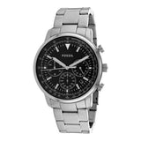 Fossil Goodwin Chronograph Black Dial Silver Steel Strap Watch for Men - FS5412 Authentic Buy Shop Now
