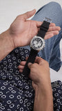 Guess Trophy Multifunction Black Dial Black Rubber Strap Watch for Men - GW0333G1 Authentic Buy Shop Now