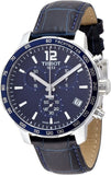 Tissot T Sport Quickster Chronograph Blue Dial Watch For Men - T095.417.16.047.00 Authentic Buy Shop Now